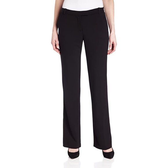 Calvin Klein Pants - Calvin Klein Pants Straight Leg Work Career Trousers Classic Black 2